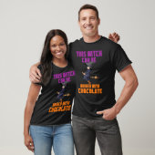 Cute Halloween Deze heks kan met Choco worden gepr T-shirt (Unisex)