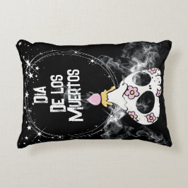 Cute Halloween Dia de Los Muertos Schedel Kussen