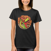 Cute Halloween Dino Rex T-shirt (Voorkant)