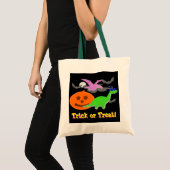 Cute Halloween Dinosaurs Trick or treat Snoep Bag Tote Bag (Voorkant (product))