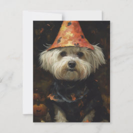 Cute Halloween Dog Briefkaart