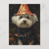 Cute Halloween Dog Briefkaart (Voorkant)