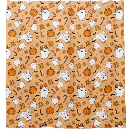 Cute Halloween Douchegordijn (Voorkant)