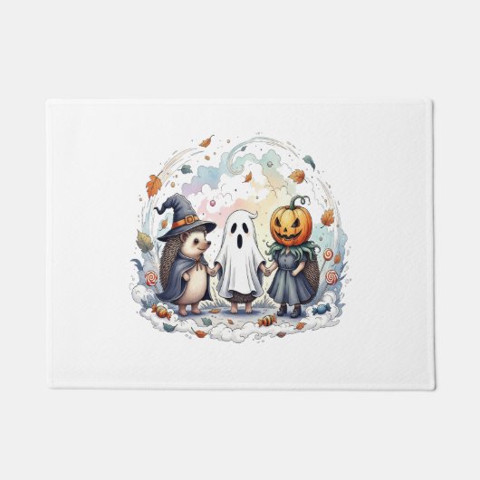 Cute Halloween Egels Kostuum Deurmat (Voorkant)