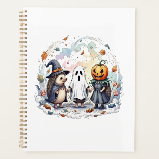 Cute Halloween Egels Kostuumpje Planner (Voorkant)