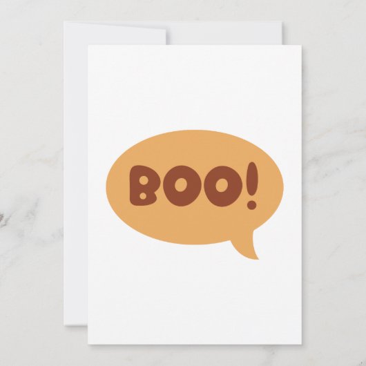 Cute Halloween-feestje Kaart (Achterkant)