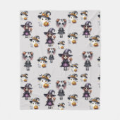 Cute Halloween Fleece Deken (Voorkant)