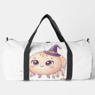 Cute Halloween Fluffy Spin met Heksenhoed Kleurrij Plunjezak