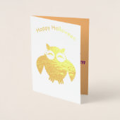 Cute Halloween Folie Card Kaarten (Voorkant)