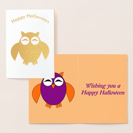 Cute Halloween Folie Card Kaarten (Display)
