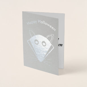 Cute Halloween Folie Kaart