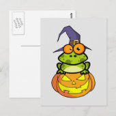 Cute Halloween Frog Briefkaart (Voorkant / Achterkant)