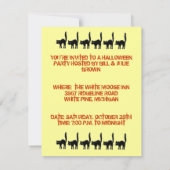 Cute  Halloween Fun Party uitnodigingen (Achterkant)