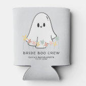 Cute Halloween Geest Bloemrijke Bachelorette Feest Blikjeskoeler (Achterkant)