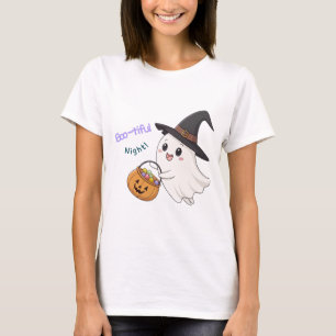 Cute Halloween Geest Dames T-Shirt