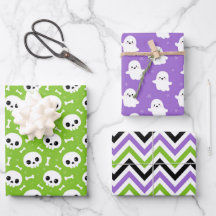 Cute Halloween Geest- en Schedelpatronen