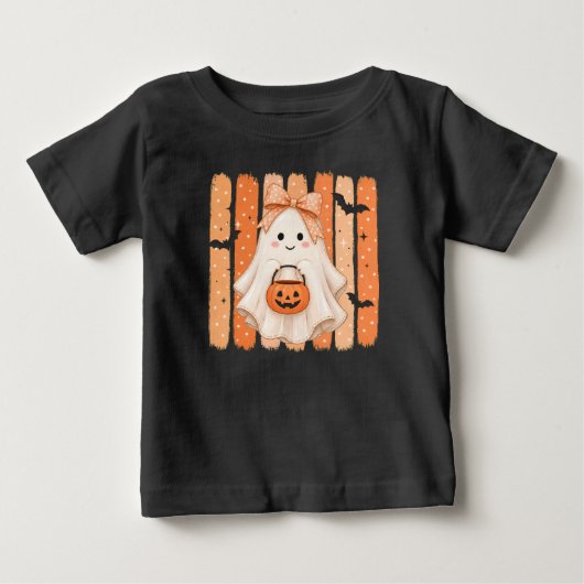 Cute Halloween Geest Kids T-Shirt (Voorkant)