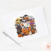 Cute Halloween Geest Sticker | Griezelige Sfeer (Envelop)