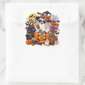 Cute Halloween Geest Sticker | Griezelige Sfeer (Tas)