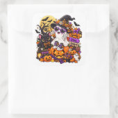 Cute Halloween Geest Sticker | Griezelige Sfeer (Tas)