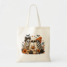 Cute Halloween Geesten Herfst Canvas Tote Bag