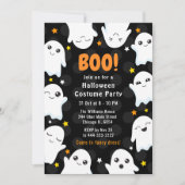 Cute Halloween Geesten Kostuum Feest Kaart (Voorkant)