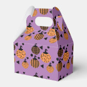 Cute Halloween Geometric Confetti Pomkins Bedankdoosjes (Achterkant)