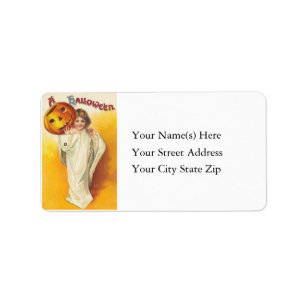 Cute Halloween Ghost  Address Label
