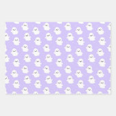 Cute Halloween Ghost and Skulls Patterns Inpakpapier Vel (Voorkant 2)