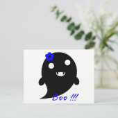 Cute Halloween Ghost Briefkaart (Staand voorkant)