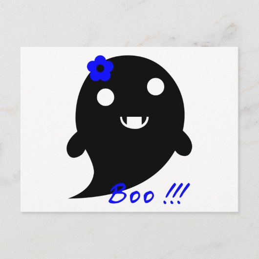 Cute Halloween Ghost Briefkaart (Voorkant)