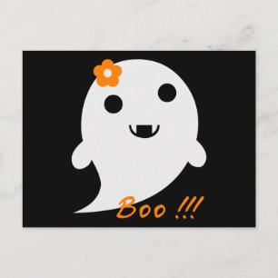 Cute Halloween Ghost Briefkaart