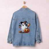 Cute Halloween ghost Denim Jacket (Hangar)