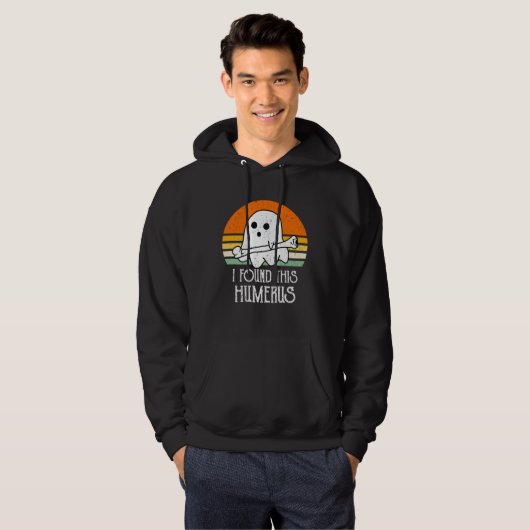 cute Halloween Ghost I Found This Humerus Hoodie (Voorkant volledig)
