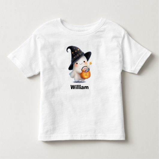 Cute Halloween Ghost Kinder Shirts (Voorkant)