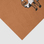 Cute Halloween Ghost met Stockings Halloween Invi Tissuepapier (Detail)