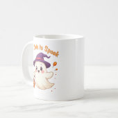 Cute Halloween Ghost Mug gift Koffiemok (Voorkant links)