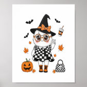 Cute Halloween Ghost Poster (Voorkant)