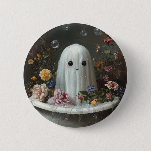 Cute Halloween Ghost Ronde Button 5,7 Cm (Voorkant)