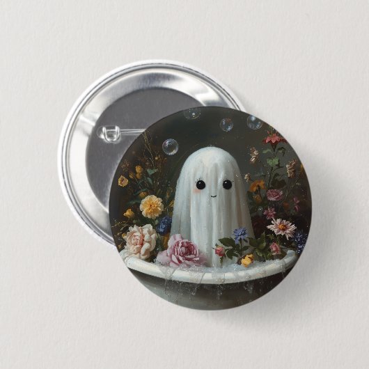 Cute Halloween Ghost Ronde Button 5,7 Cm (Voorkant /achterkant)