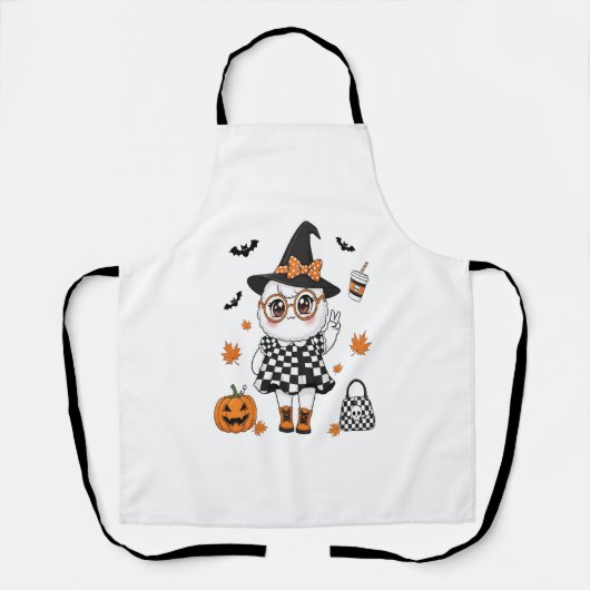 Cute Halloween Ghost Schort (Voorkant)