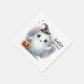 Cute Halloween Ghost Servet (Hoek)
