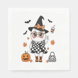 Cute Halloween Ghost Servet