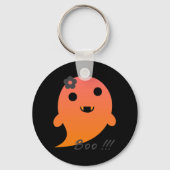 Cute Halloween Ghost Sleutelhanger (Voorkant)