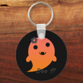 Cute Halloween Ghost Sleutelhanger (Voorkant)