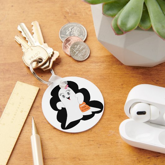 Cute Halloween Ghost Sleutelhanger