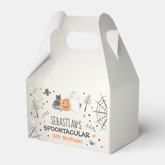 Cute Halloween Ghost Spooktacular Birthday Decor Bedankdoosjes (Voorkant Zijde)