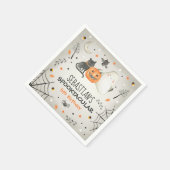 Cute Halloween Ghost Spooktacular Birthday Decor Servet (Hoek)