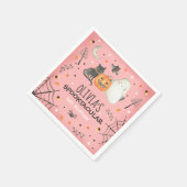 Cute Halloween Ghost Spooktacular Birthday Decor Servet (Hoek)