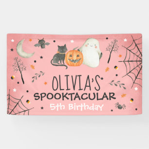 Cute Halloween Ghost Spooktacular Birthday Decor Spandoek